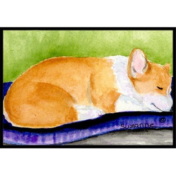 Carolines Treasures SS8920MAT Corgi Indoor Outdoor Mat - 18 x 27 in. SS8920MAT - main